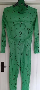 Riddler From Batman Men's Fancy Dress Suit Size L - Picture 1 of 4
