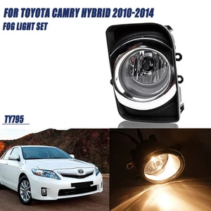 For Toyota Camry Hybrid 2010-2014 Front Bumper Foglight Lamp Set Switch+Wiring - Picture 1 of 9