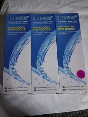 IcePure RWF0900A Refrigerator Water Filter Set Of 3 - Image 1 of 4