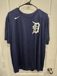 The Nike Tee Detroit Tigers T Shirt Dri Fit Mens 2XL Polyester  - Picture 1 of 4