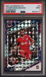 Mascherano 2021-22 Panini Mosaic Premier League - Overdrive #45 Case Hit psa 9 - Picture 1 of 2