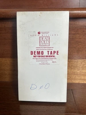 Dead Poets Society VHS, 1995 Demo Tape Robin Williams Ethan Hawke - Image 1 of 4