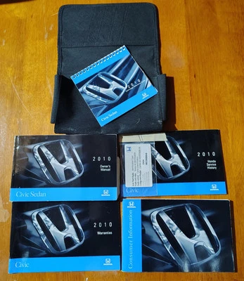 2010 Honda Civic Sedan Owners Manual + Case - Image 1 of 4