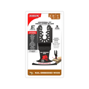Diablo 65mm Universal Fit Bi-Metal Multi-Tool Blades for Nail-Embedded Wood 3 Pk - Picture 1 of 2