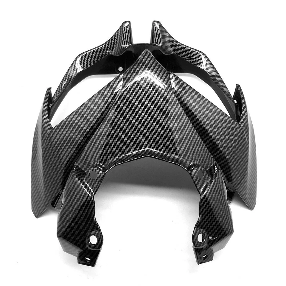 Juego de carenado de faros de nariz delantera de fibra de carbono para Kawasaki Z650 Z 650 2020-2021 Foto 1 de 4