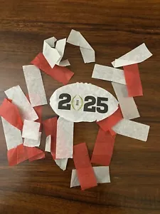 2025 Cfp National Championship Ohio State Buckeyes Confetti 1/20/25 Natty - Picture 1 of 1