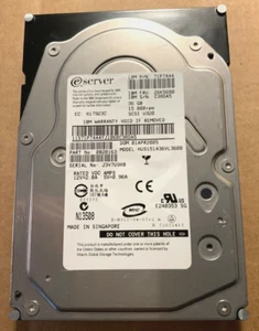 DISCO DURO IBM SCSI 36 GB 15 K RPM 68 PINES 71P7444 26K5680 0B20163 HUS151436VL3600 - Imagen 1 de 2