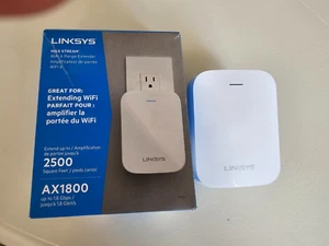 Linksys RE7350 Max-Stream Dual-Band WiFi 6 Range Extender - Picture 1 of 5