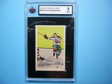 1952/53 PARKHURST NHL HOCKEY CARD #29 ED KRYZANOWSKI KSA 5 EX SHARP 52/53 PARKIE
