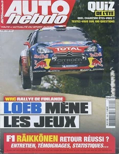 AUTO HEBDO n°1869 08/08/2012 WRC FINLANDE RÄIKKÖNEN - Bild 1 von 1