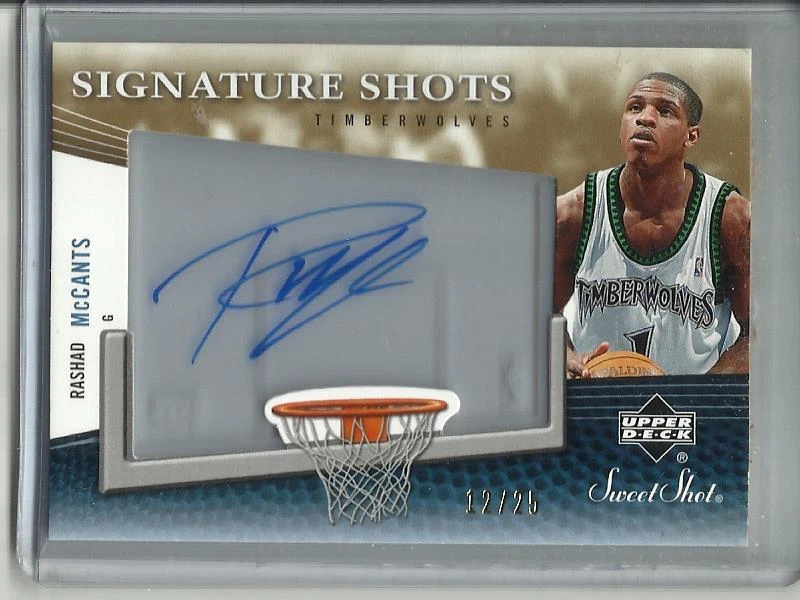 Rashad McCants 06/07 NBA Sweet Shot Autograph #12/25 - Image 1 of 1