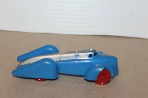 NICE VINTAGE PLASTIC RENWAL BLUE #1 SPEED KING RACER 4" - Picture 1 of 8