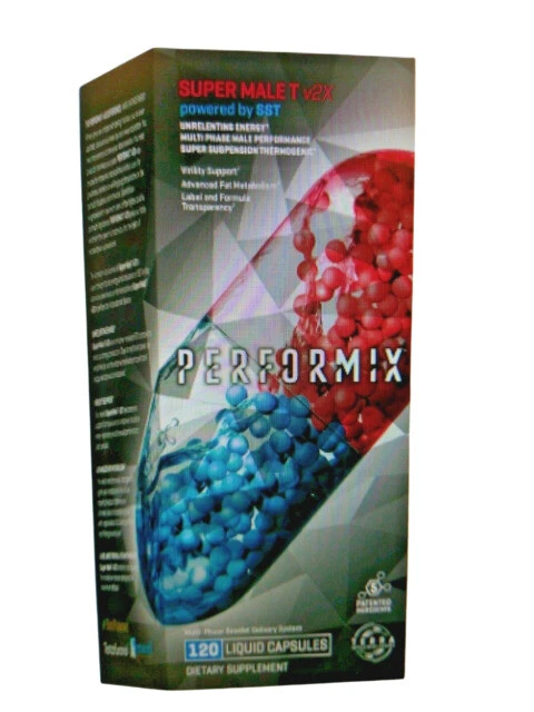 PERFORMIX Super Male T v2X Liquid Capsules - 120 Count