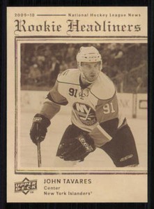 2009-10 Upper Deck Rookie Headliners #RH27 John Tavares SP