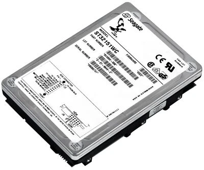 Hard Drive Seagate Hawk 2XL ST32151WC 2.15GB 5400RPM SCSI 80-PIN 3.5" - Image 1 of 3
