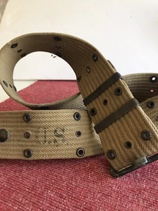 VINTAGE U.S. MILITARY BELT  WEB CANVAS SIZE 40 " - Picture 1 of 6