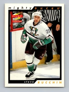 1996-97 Puntuación Steve Rucchin Anaheim Mighty Ducks #186 - Imagen 1 de 2