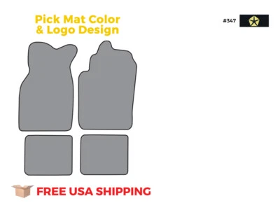 FITS 1984-1986 Chrysler Laser Floor Mat 4pc Cutpile Foto 1 de 3