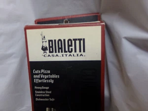 BRAND NEW BIALETTI CASA ITALIA STAINLESS STEEL 13.75 PIZZA CUTTER - Picture 1 of 4