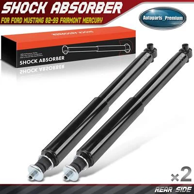 2Pcs Rear Side Shock Absorber for Ford Mustang 1982-1993 Fairmont Mercury Zephyr - Image 1 of 4