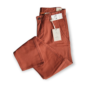 Dockers Men's Arabian Spice Orange Alpha Khaki Slim Tapered Fit Pants