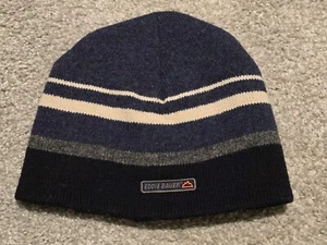 Eddie Bauer Wool Lined Knit Cap Hat Beanie Snow Ski Winter Cold Weather - Picture 1 of 3