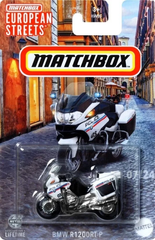 Matchbox - Strade Europee 07/24 BMW R1200RT-P (BBHVV29) - Immagine 1 di 1