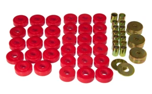 Prothane 65-67 Chevelle / Malibu / El Camino Hardtop Body Mount Bushing Red Kit - Picture 1 of 2