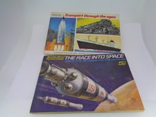 Vintage Brooke Bond Picture Cards Transport through the ages & Race into space