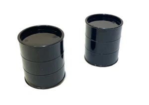 1/10 1/16 Military Model Oil Tank Black Color DIY Decoration Accessory Part 2pcs - Picture 1 of 7