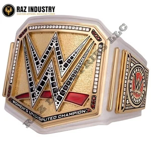 New Women's Undisputed Championship Replica Wrestling Belt 2mm/4mm/6mm/8mm - Picture 1 of 5