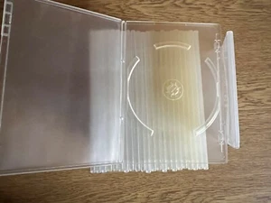 20 DVD Slim Hüllen Transparent | Leerhülle, Aufbewahrungshüllen sehr gut - Bild 1 von 2