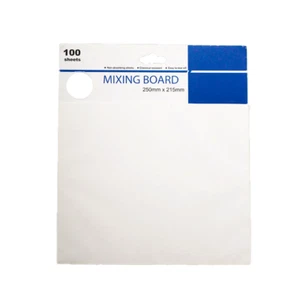 Disposable Paper Mixing Board - 100 Sheets - Picture 1 of 4