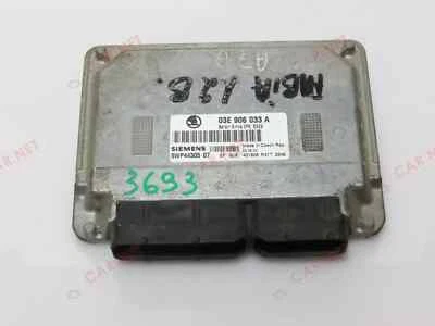 03E906033A CENTRALINA MOTORE SKODA FABIA 1.2 47KW AZQ 5WP44305 SIEMENS SIMOS 3PE - Immagine 1 di 4