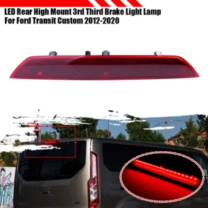 Red Lens LED Center The 3rd Third Brake Light For Ford Transit Custom 2012-2020 - Picture 1 of 4