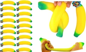 20 Super Squishy Banana Fidget Toys - Perfect for Parties & Stress Relief - Picture 1 of 9