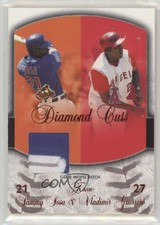 2005 Flair Diamond Cuts Red Foil /50 Sammy Sosa Vladimir Guerrero (Patch) Patch