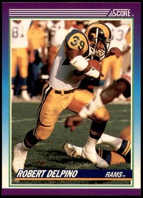 Robert Delpino #184 1990 Score - Image 1 of 2