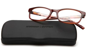 NEW PRODESIGN DENMARK 1740-1 c.5022 Brown EYEGLASSES GLASSES 54-18-140mm Japan - Picture 1 of 10