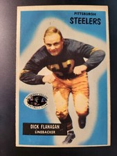 1955 Bowman Dick Flanagan football card #39