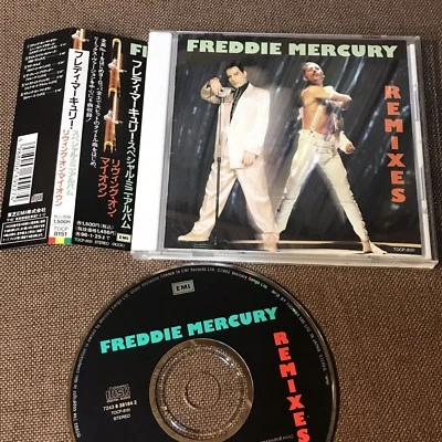 FREDDIE MERCURY Remixes JAPAN CD TOCP-8151 w/OBI+PS BOOKLET Queen 1994 issue Foto 1 de 4