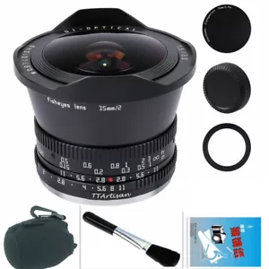 TTartisan 7.5mm F2.0 Fisheye APS-C RF Mount Lens For RF R5 R6 RP R8 Camera - Picture 1 of 10