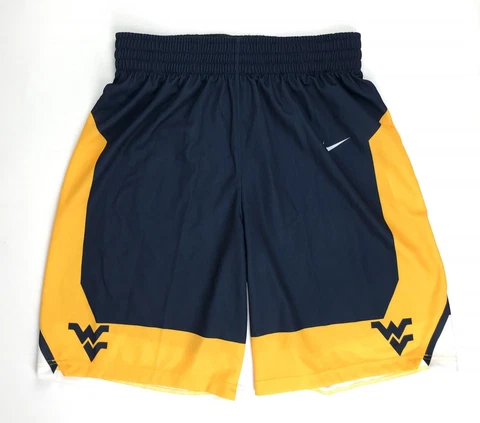 Nike West Virginia Mountaineers Posterize  Basketball Shorts Men's L Blue 802306 Cover