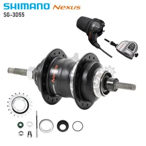 Buje con engranaje interno Shimano Nexus SG-3D55 3 velocidades 32h o 36h + palanca de cambios - Imagen 1 de 7