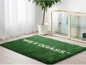 Virgil Abloh Ikea Markerad Wet Grass Rug Green OFF White Limited Edition JAPAN