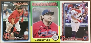 Josh Naylor 3 Card Lot Cleveland Guardians Outfield All Star ⚾️FREE SHIPPING ⚾️ - Picture 1 of 2