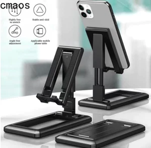 Foldable Tablet Mobile Phone Desktop Phone Stand for iPad iPhone Samsung Desk___ - Picture 1 of 9