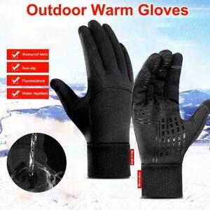 Mens Warm Winter Gloves Waterproof Windproof Thermal Motorcycle Scooter Gloves
