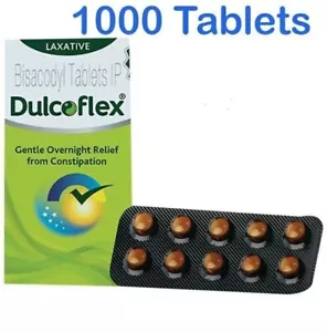 � 23.9 Dulcoflex Dulcolax Laxative 1000 Tablet 5mg Bisacodyl Constipation... - Picture 1 of 8
