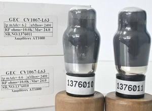 L63 CV1067 GEC Amplitrex rivestito nero testato quantità 2 pezzi #1376010-11 - Foto 1 di 7